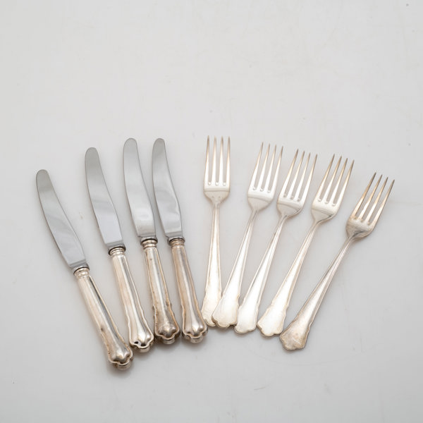 BESTICK, 9 delar, silver 