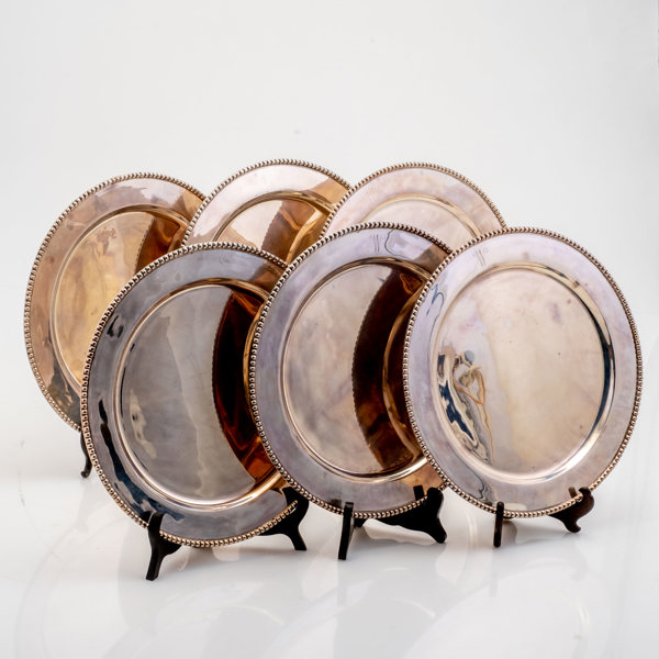 KUVERTTALLRIKAR, 6st, sterlingsilver