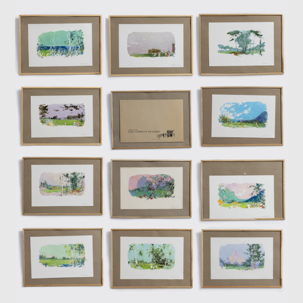 OTTO NIELSEN (1877-1959), 12 st 