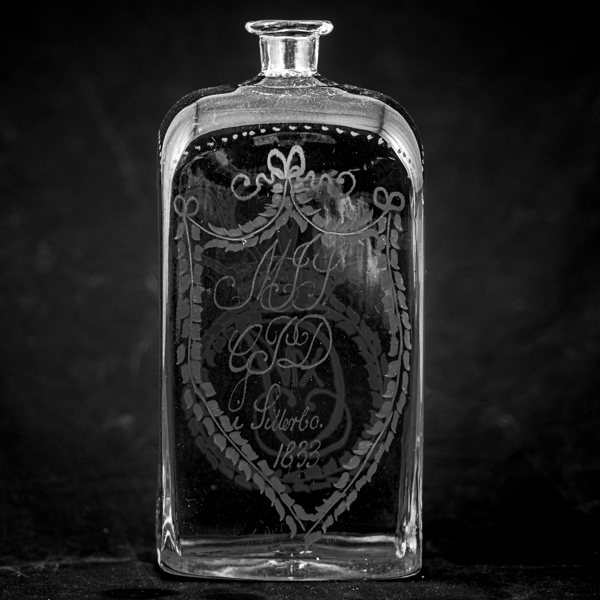 BRÄNNVINSFLASKA (Bröllopsflaska)