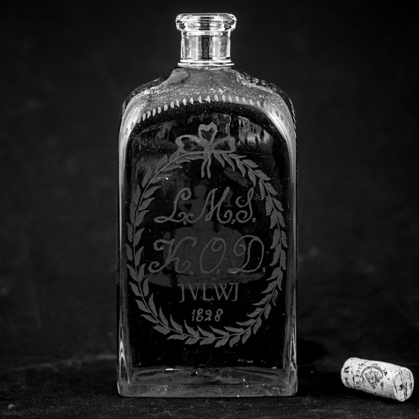 BRÄNNVINSFLASKA (Bröllopsflaska)
