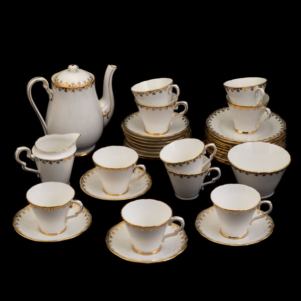 KAFFESERVIS, 25 delar, 1900-tal, England