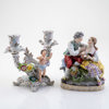 FIGURIN, LJUSSTAKE, porslin
