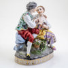FIGURIN, LJUSSTAKE, porslin