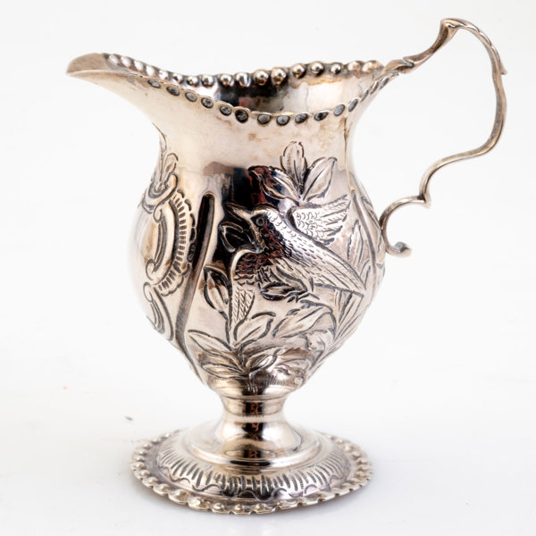 GRÄDDKANNA, silver, England, 1900-tal