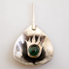 BROSCHER, 2 st, HÄNGEN, 2 st, silver