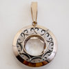 BROSCHER, 2 st, HÄNGEN, 2 st, silver