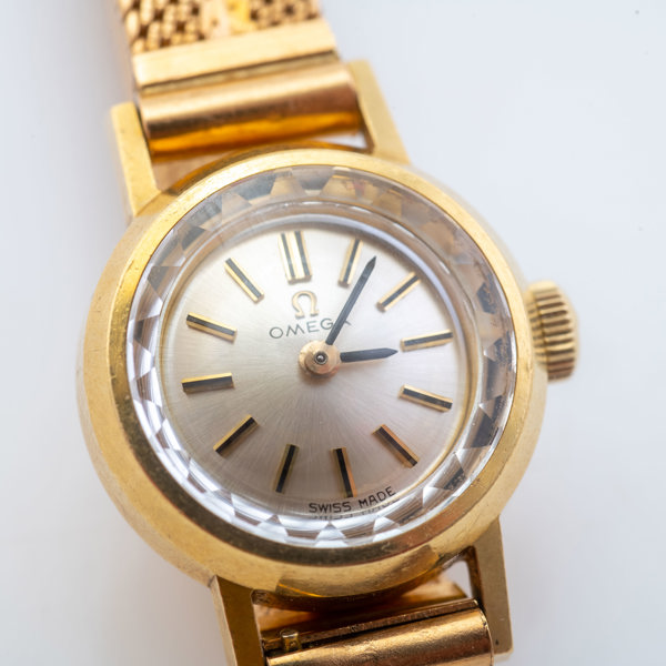 OMEGA, damarmbandsur, 18K Guld