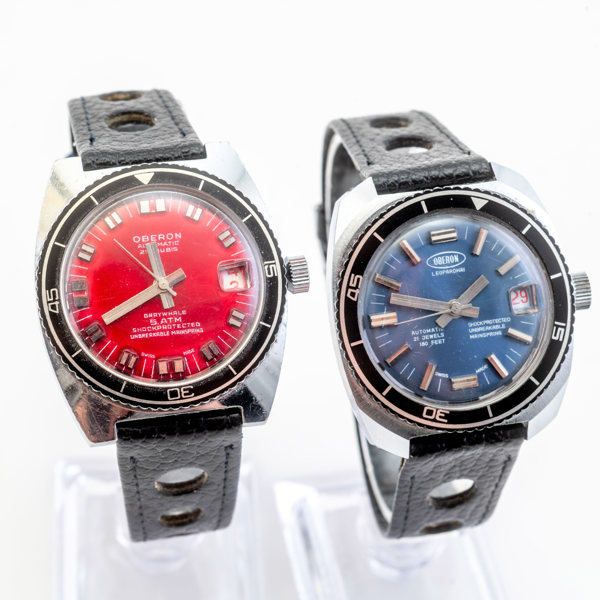 OBERON, armbandsur, 2 st, 1970-tal