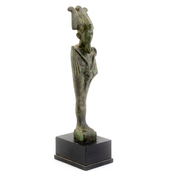 OSIRIS, Egypten, grönpatinerad brons