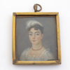 MINIATYRPRTRÄTT, 4 st, 17/1800-tal