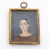 MINIATYRPRTRÄTT, 4 st, 17/1800-tal
