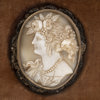 PORTRÄTTMEDALJONG, 1800-tal