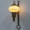 VÄGGLAMPA, 1900-talets andra hälft