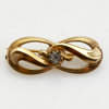 BROSCH, 14K Guld, omkring 1900