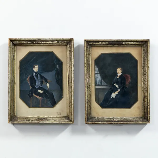 PARPORTRÄTT, 1800-tal