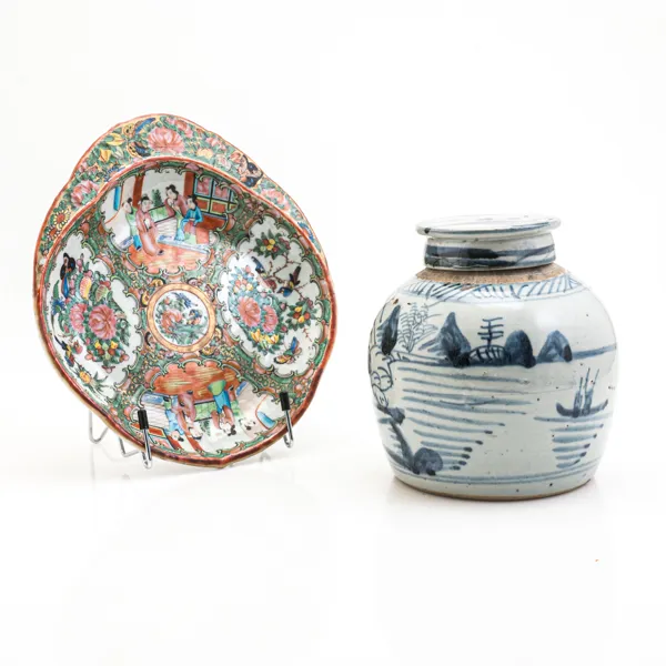 FAT, BOJAN, porslin, Kina, 1800-tal
