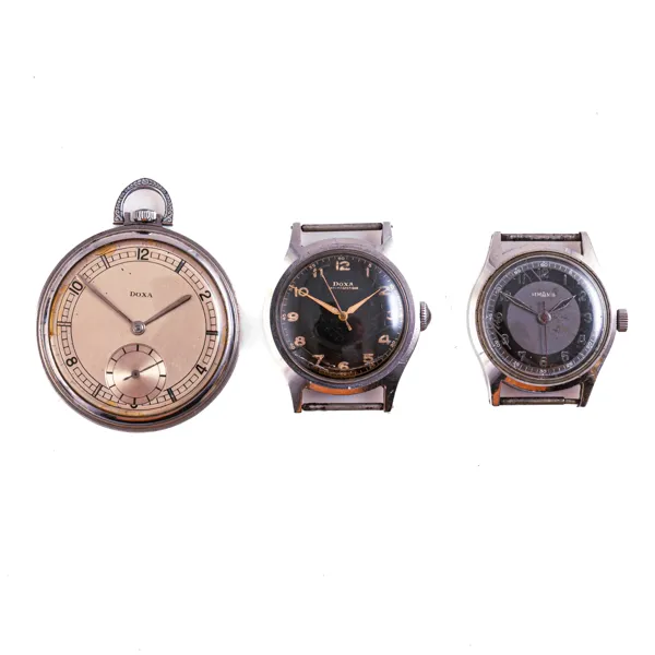 ARMBANDSUR, FRACKUR, stål, 1930/40-tal