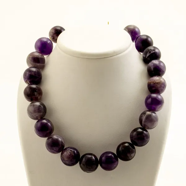 COLLIER, ametister