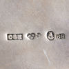 SUPKOPPAR, 6 ST, silver, samt bägare Sterling silver