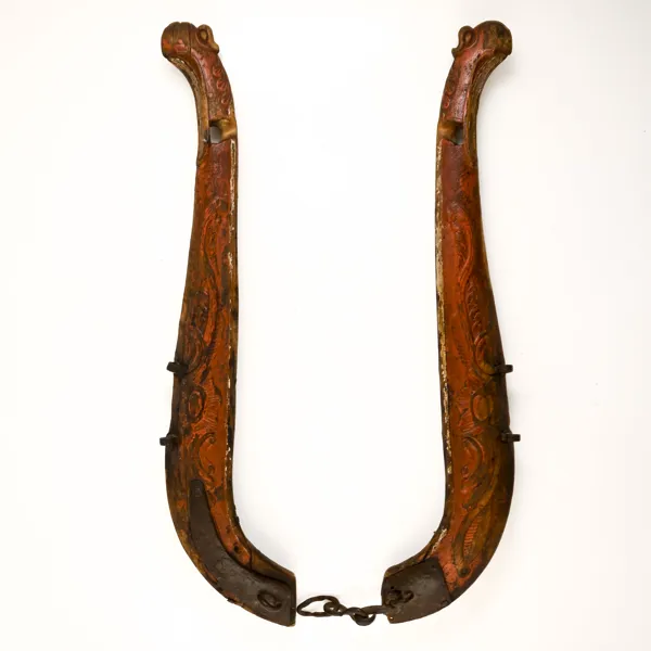 HÄSTLOKOR, ett par, 1700-talets slut
