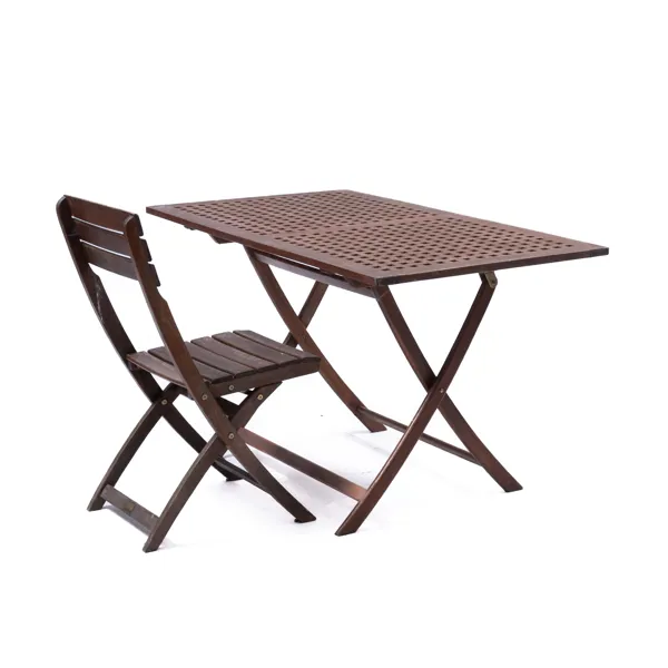 TRÄDGÅRDSBORD MED STOL, teak