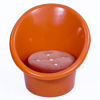 FÅTÖLJ, "Skopa", IKEA, orange plast