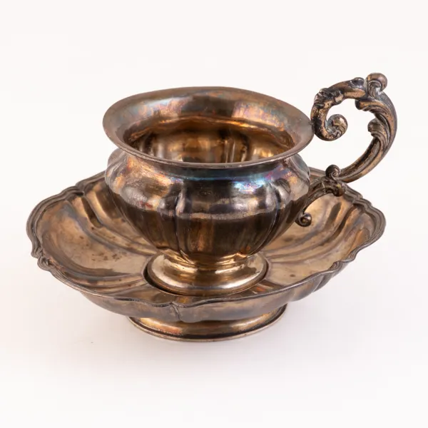 TE / CHOKLADKOPP, silver, Ryssland, 1851