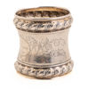 SERVETTRINGAR, 5 st, silver, 18/1900-tal