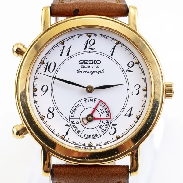 SEIKO, armbandsur, gulddoublé