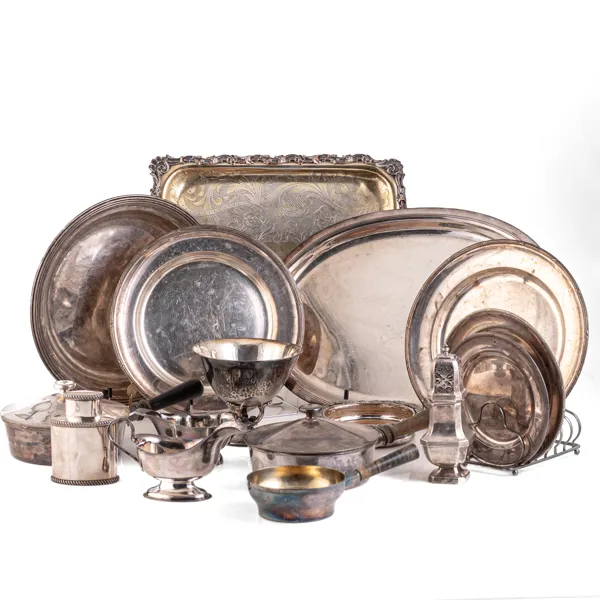 SERVERINGSFÖREMÅL, nysilver, 1900-tal