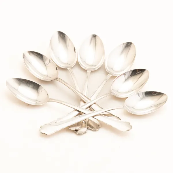 BORDSSKEDAR, 7 st, silver