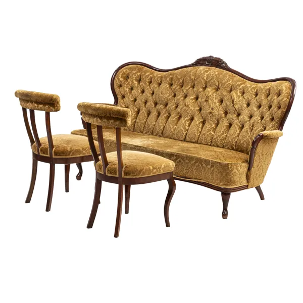 SOFFA SAMT 2 STOLAR, rokokostil
