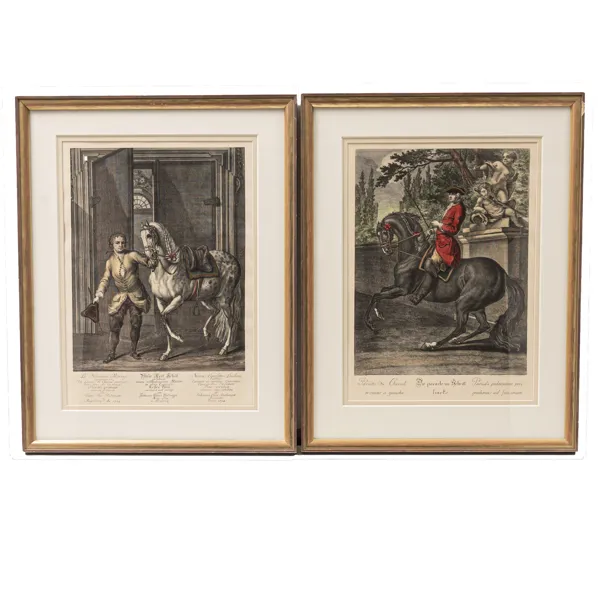 JOHANN ELIAS RIDINGER, efter, 2 st