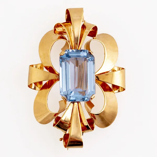 BROSCH, 18 k guld