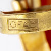 HÄNGE / BROSCH, 18 k guld
