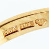 ÖRHÄNGEN, 1 par, RING, 18 k guld