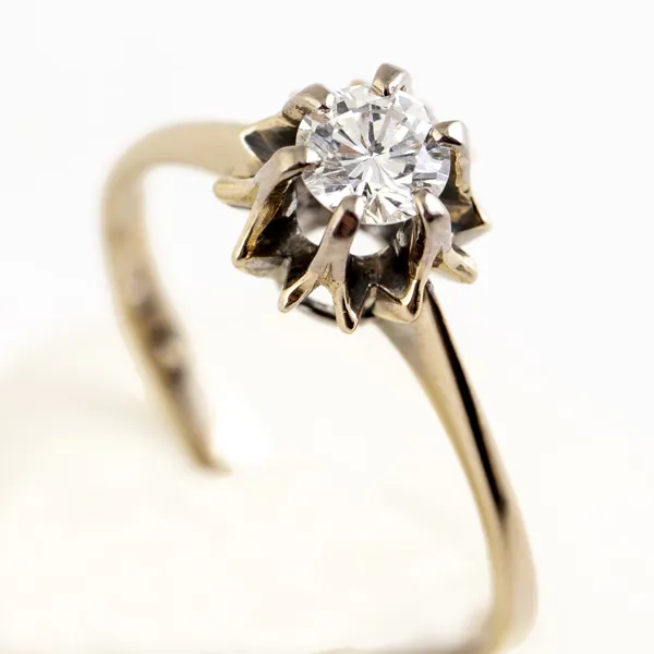 RING, 18 k vitguld
