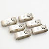 SERVETTRINGAR, 6 st, silver