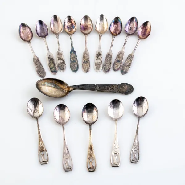 SKEDAR, 15 delar (5+9+1), silver