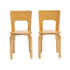 ALVAR AALTO, stolar, ett par, modell 66