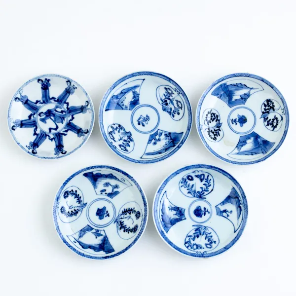 FAT, 5 st, Kina, porslin, 1700-tal