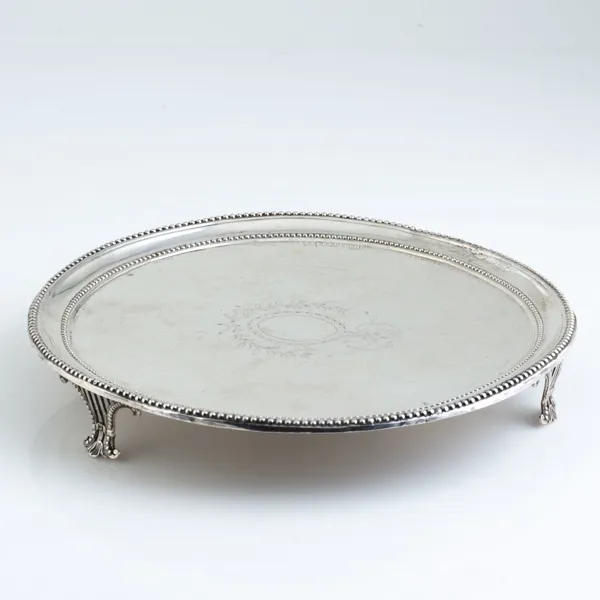 FAT PÅ FOT, silver, 18/1900-tal