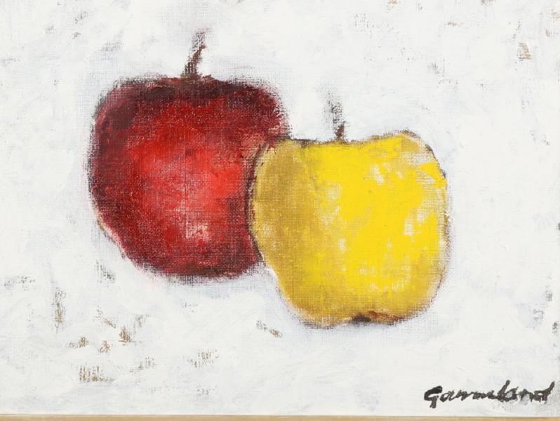 Harald Garmland (1904-1985), "Äpplen", signerad, olja på duk, bildmått 22x27 cm_453a_8daf8a130e0d04e_lg.jpeg