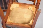 Karmstolar, 1 par, samt stolar, 4 st, 1800-talets mitt, Senempire, mahogny