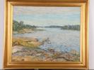 Ture Dahlö (1895-1970), kustlandskap, signerad -43, olja på duk, bildmått 50 x 60 cm