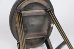 Sidobord, Gustaviansk stil, 1900-tal, svartmålad med förgylld dekor, hö 66, ca 70x48 cm