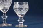 Glasservis, 54 delar, bestående av 12 rödvinsglas, 12 vitvinsglas, 20 starkvinsglas samt 10 likörglas