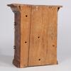 Hängskåp, Dalarna, omkring 1800, originalmålad dekor av Kurbits, hö 63, 55x24 cm