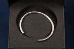 Waldor & Co, herrarmbandsur, "Original 40 Côte D'Azur", quartz, boett diam 40 mm, silverpläterat rosfritt stål, samt armlänk, "Square Bangle Polished", silverpläterat rostfritt stål, justerbar